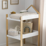 Paris Prix Table à Langer Pour Bébé "Scandinave" 117cm Blanc