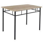 Paris Prix Table à Manger & 4 Chaises "Loka" 110cm Naturel