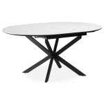 Paris Prix Table à Manger Céramique Extensible "Belli" 160cm Blanc