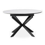paris prix Table à Manger Céramique Extensible "Belli" 160cm Blanc