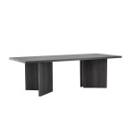 Paris Prix Table à Manger Design "Bassholmen" 240cm Noir