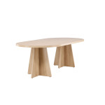Paris Prix Table à Manger Design "Bootcut" 230cm Naturel