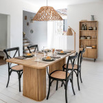 Paris Prix Table à Manger Design "Colva" 180cm Marron