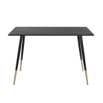 paris prix Table à Manger Design "Dipp" 120cm Noir & Or