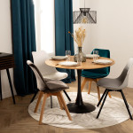 Paris Prix Table à Manger Design "Elias" 102cm Naturel
