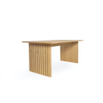 Paris Prix Table à Manger Design En Bois "Stripe" 160cm Naturel
