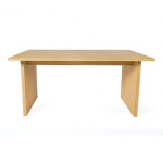 paris prix Table à Manger Design en Bois "Stripe" 160cm Naturel