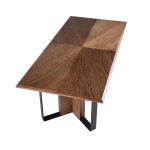 Paris Prix Table à Manger Design "Frances" 200cm Marron