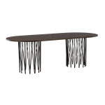 paris prix Table à Manger Design "Stone" 220cm Marron