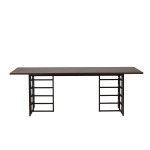 Paris Prix Table à Manger Design "Ystad" 220cm Marron