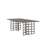 Paris Prix Table à Manger Design "Ystad" 220cm Marron
