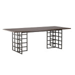 paris prix Table à Manger Design "Ystad" 220cm Marron