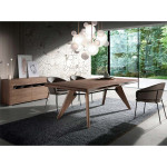 Paris Prix Table à Manger En Bois "Dinayo" 220cm Noyer