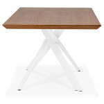 Paris Prix Table à Manger En Bois "Laby" 200cm Noyer & Blanc