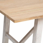 Paris Prix Table à Manger En Bois "Olbia" 200cm Blanc