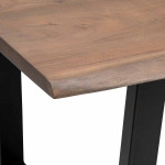 Paris Prix Table à Manger En Bois "Skidal" 200cm Marron