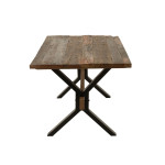 Paris Prix Table à Manger En Bois Vieilli "Fannie" 180cm Marron
