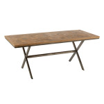 paris prix Table à Manger en Bois "Yoni" 180cm Naturel