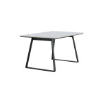 Paris Prix Table à Manger En Marbre "Estelle" 140cm Blanc