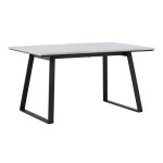 paris prix Table à Manger en Marbre "Estelle" 140cm Blanc