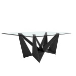 Paris Prix Table à Manger En Verre "Imelda" 240cm Transparent