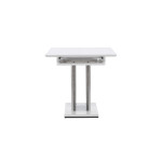 Paris Prix Table à Manger Extensible "Disa" 120-160cm Blanc