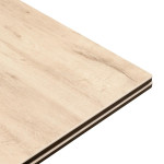 Paris Prix Table à Manger Extensible Effet Bois "Boot" 160-240cm Naturel
