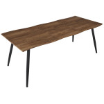 Paris Prix Table à Manger Extensible "Forest" 150-210cm Marron