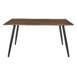 Paris Prix Table à Manger Extensible "Forest" 150-210cm Marron