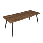 paris prix Table à Manger Extensible "Forest" 150-210cm Marron