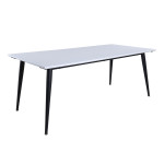 paris prix Table à Manger Extensible "Jimmy" 195-285cm Blanc