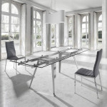 Paris Prix Table à Manger Extensible "Melina" 160-240cm Argent