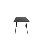 Paris Prix Table à Manger Extensible "Silar" 120-160cm Noir