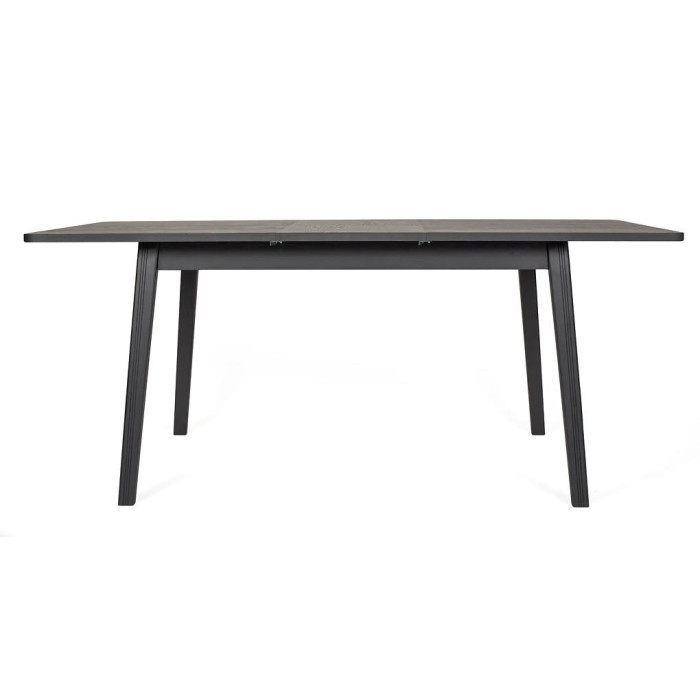 Paris Prix Table à Manger Extensible "Skagen" 140-180cm Noir
