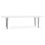 Paris Prix Table à Manger Extensible "Suto" 170-270cm Blanc Mat