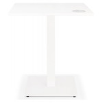 Paris Prix Table à Manger Intérieur & Extérieur "Vonda" 74cm Blanc