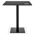Paris Prix Table à Manger Intérieur & Extérieur "Vonda" 74cm Noir