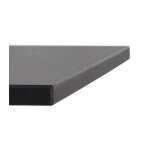 Paris Prix Table à Manger Intérieur & Extérieur "Vonda" 74cm Noir