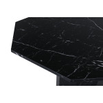 Paris Prix Table à Manger Octogonale "Marbs" 110cm Noir