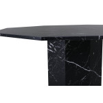 Paris Prix Table à Manger Octogonale "Marbs" 110cm Noir