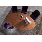 Paris Prix Table à Manger Ovale Design "Bella" 220cm Naturel