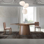 Paris Prix Table à Manger Ovale Design "Bella" 220cm Naturel