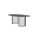Paris Prix Table à Manger Ovale "Hamneskär" 220cm Noyer