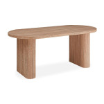 paris prix Table à Manger Ovale "Henry" 180cm Naturel