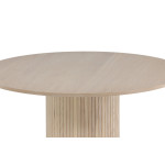 Paris Prix Table à Manger Ronde "Bianca" 110cm Naturel