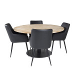 Paris Prix Table à Manger Ronde "Cirebon" 140cm Naturel