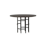 Paris Prix Table à Manger Ronde "Copenhagen" 115cm Marron