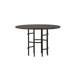 Paris Prix Table à Manger Ronde "Copenhagen" 115cm Marron