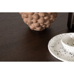 Paris Prix Table à Manger Ronde Design "Stone" 120cm Marron