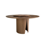 Paris Prix Table à Manger Ronde En Bois "Sondra" 150cm Naturel
